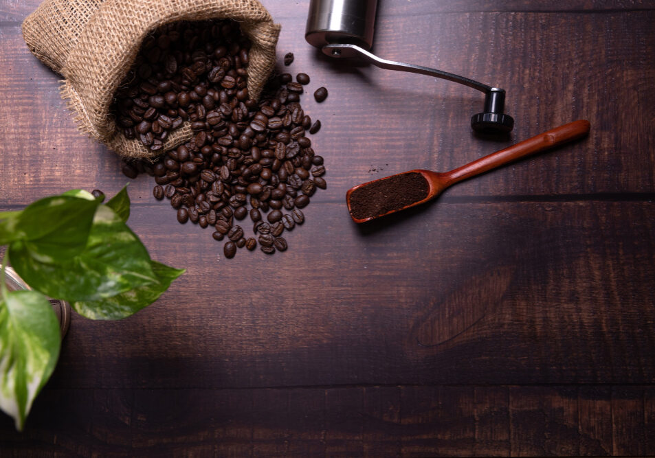 coffee-beans-ground-powder